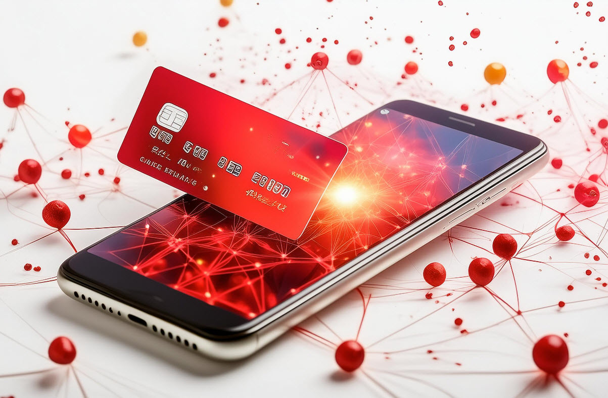 Smartphone and Credit Card.